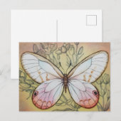  vlinder nr. 6 Waterverf art. Briefkaart (Voorkant / Achterkant)