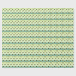 Vlinder Ombre Dier Natuur Groen Geel  Cadeaupapier
