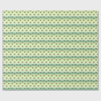 Vlinder Ombre Dier Natuur Groen Geel  Cadeaupapier