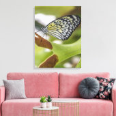 Vlinder omhoog dicht canvas afdrukken (Insitu (Woonkamer))