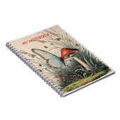 Vlinder onder de bloei notitieboek (Rechterzijde)
