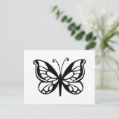 vlinder ontwerp briefkaart (Staand voorkant)