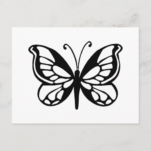 vlinder ontwerp briefkaart (Voorkant)