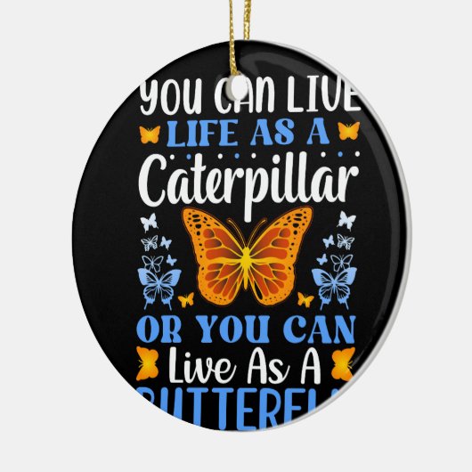 vlinder-ontwerp-bundel keramisch ornament (Links)