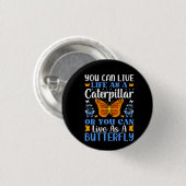 vlinder-ontwerp-bundel ronde button 3,2 cm (Voorkant /achterkant)
