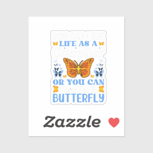 vlinder-ontwerp-bundel sticker (Vel)