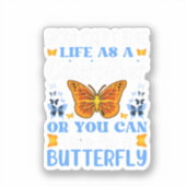 vlinder-ontwerp-bundel sticker (Voorkant)