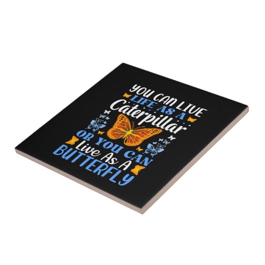 vlinder-ontwerp-bundel tegeltje (Zijkant)