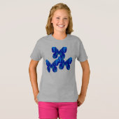 Vlinder Ontwerp T-shirt (Voorkant volledig)