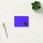 Vlinder op blauwe Post It-notitie Post-it® Notes (Kantoor)