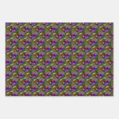 Vlinder op Bloem Natuur Kunst Gepersonaliseerd Inpakpapier Vel (Voorkant 3)