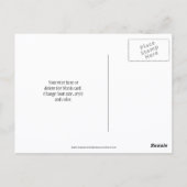 Vlinder Op Bloem Natuur Kunst Persoonlijk Briefkaart (Achterkant)