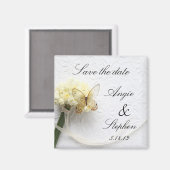 vlinder op bloemboeket , met uitzondering van de d magneet (Voorkant / Achterkant)