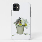 vlinder op daisies Case-Mate iPhone case (Achterkant)