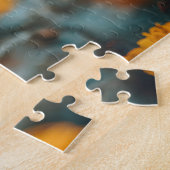 Vlinder op een Afrikaantje Legpuzzel (Zijkant)