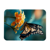  vlinder op een ventilator magneet (Horizontaal)