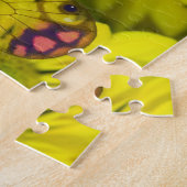 Vlinder op Geel Legpuzzel (Zijkant)