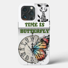 VLINDER OP HORLOGE ⌚ EN KLEINE GERAFE IPAD CASE