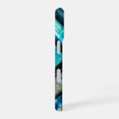 Vlinder op labradoriet iPhone 16 hoesje (Rechterkant)