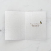 Vlinder op madeliefje kaart (Binnen)