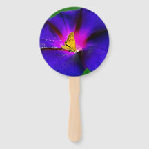 Vlinder op Morning Glory