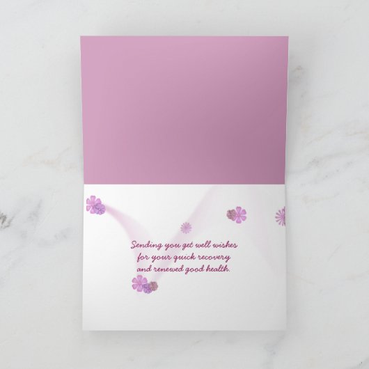 vlinder op orchidee voor goed kaart (Binnen)