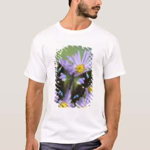 Vlinder op Paars T-shirt