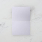 Vlinder op paarse lilis kaart (Binnen)