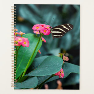 Vlinder op Roze Bloem Fotografie Planner