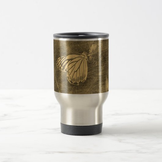  vlinder op ventilator 2 - Mok (Center)