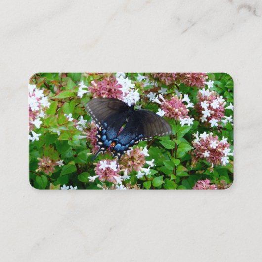 Vlinder op Visitekaartjes (Voorkant)