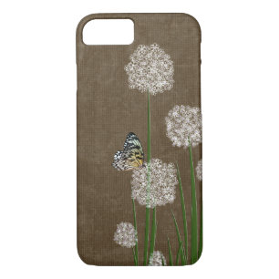 Vlinder op wilde bloem Case-Mate iPhone case