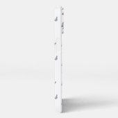 Vlinder op witte achtergrond iPhone hoesje (Rechterkant)