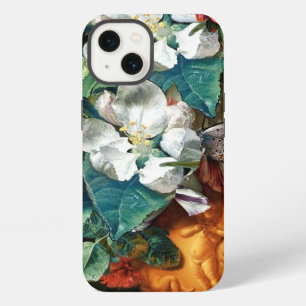 VLINDER OP WITTE BLOEMEN Bloemrijk iPhone 13 Hoesje