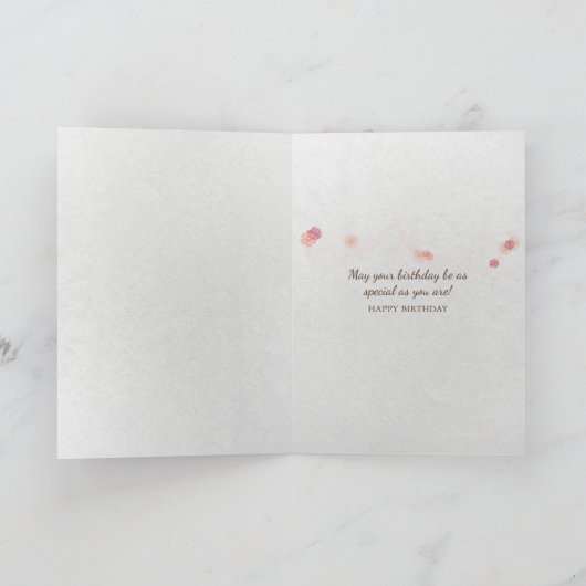 vlinder op witte puinbloem kaart (Binnen)