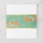  vlinder op zuidwestelijke kleuren plaatskaartje (Buitenkant ongevouwen)