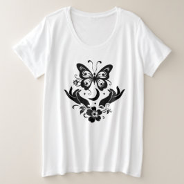 Vlinder Open Handen Celestial Botanical T-shirt