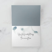 Vlinder opruimen Verjaardag Kaart (Binnen)