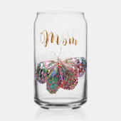 Vlinder Opstijgend Blikvorm Glas (Voorkant)