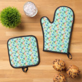 Vlinder Ovenwant & Pannenlap Set (Top down)