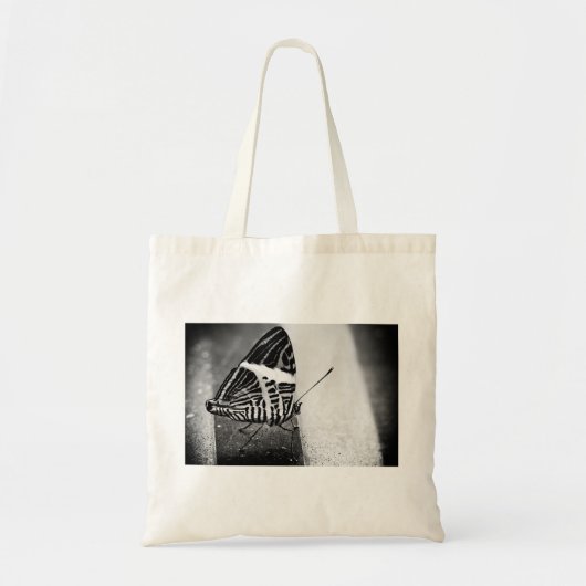 vlinder overstekend tote bag (Voorkant)