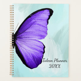 VLINDER PAARSE BLAUW PLANNER