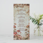 Vlinder Paddenstoel Bos Natuur Menu (Staand voorkant)