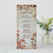Vlinder Paddenstoel Bos Natuur Menu (Staand voorkant)