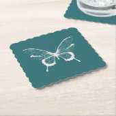 Vlinder Papier Onderzetter (Gebogen)
