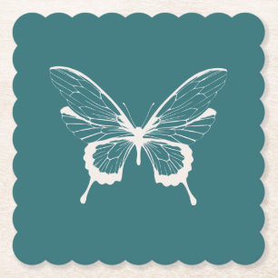 Vlinder Papier Onderzetter