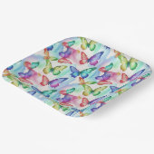 Vlinder Papieren Bordje (Gebogen)