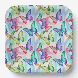 Vlinder Papieren Bordje