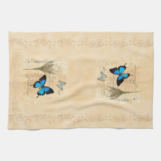 Vlinder Papillon Keukenhanddoek - Desert Bloom