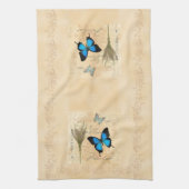 Vlinder Papillon Keukenhanddoek - Desert Bloom (Verticaal)